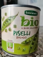 Mängden socker i Piselli biologici Bennet