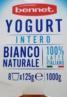 Mängden socker i Yogurt intero bianco naturale