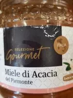 Mängden socker i Miele di acacia del Piemonte