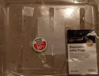 Mängden socker i prosciutto cotto Praga