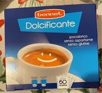 Mängden socker i dolcificante