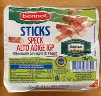 Mängden socker i Sticks Speck Alto Adige IGP