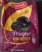 Mängden socker i Prugne