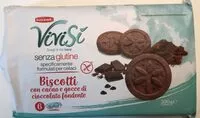 Mängden socker i Biscotti con cacao e gocce di cioccolato fondente