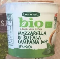 Mängden socker i Mozzarella di bufala campana dop biologica