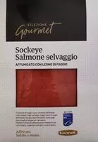 Mängden socker i Sockeye Salmone selvaggio