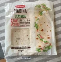 Mängden socker i Piadina