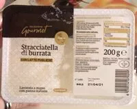 Mängden socker i Stracciatella di burrata
