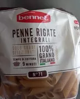 Mängden socker i Penne rigate integrali