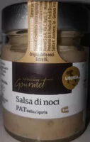 Mängden socker i Salsa di noci