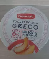 Mängden socker i Yogourt colato greco pesca 0%