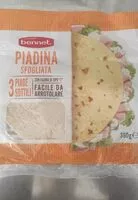 Mängden socker i Piadina sfogliata