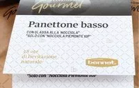 Mängden socker i Panettone basso