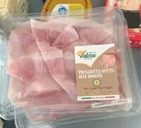 Mängden socker i Prosciutto cotto