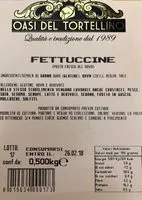 Mängden socker i Fettucine