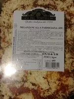 Mängden socker i Melanzane alla parmigiana