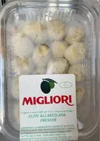 Mängden socker i Olive all’ascolana fresche