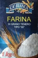 Mängden socker i Farina di grano tenero tipo 00