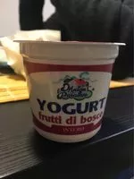 Mängden socker i yogurt frutti di bosco