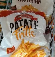 Mängden socker i Patate fritte