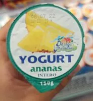 Mängden socker i Yogurt ananas