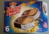 Mängden socker i Mini biscotto