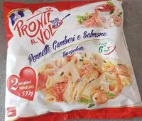 Mängden socker i Penne gamberetti e salmone