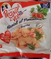 Mängden socker i Ravioli al pomodoro surgelati