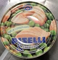 Mängden socker i Piselli e tonno