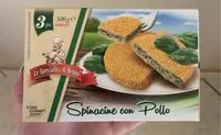 Mängden socker i Spinacine con pollo