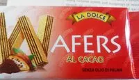 Mängden socker i Wafer la dolce