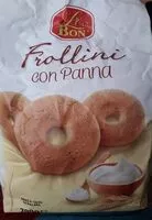 Mängden socker i Frollini con panna