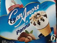 Mängden socker i Cornetti al gusto panna