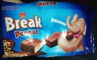 Mängden socker i Break peanut