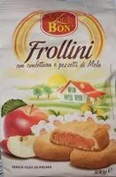 Mängden socker i Frollini con confettura e pezzetti di mela