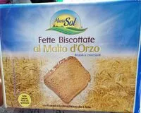 Mängden socker i Fette biscottate