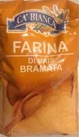 Mängden socker i Farina di mais bramata