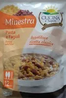 Mängden socker i Minestra - pasta e fagioli