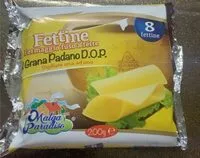 Mängden socker i Fettine al Grana padano