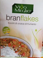 Mängden socker i branflakes / fiocchi di crusca di frumento