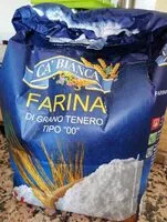 Mängden socker i Farina grano ''00"