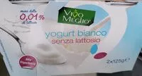 Mängden socker i Yogurt bianco senza lattosio