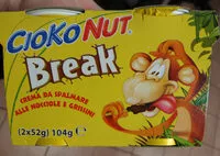 Mängden socker i Cioko nut break