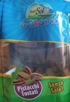 Mängden socker i Fruit& Snack pistacchi