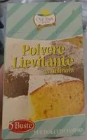 Mängden socker i Polvere Lievitante vanillinata