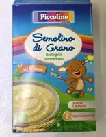 Mängden socker i Semolino di grano