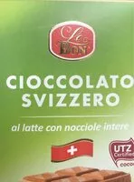 Mängden socker i Cioccolato svizzero latte nocciole intere