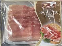 Mängden socker i Prosciutto crudo