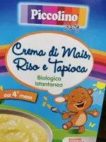 Mängden socker i Crema di riso mais e tapioca