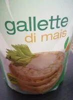 Mängden socker i Gallette di Mais
